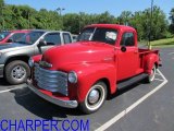 1951 Bright Red Chevrolet Pickup Truck #51189371