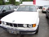 1990 BMW 7 Series Alpine White