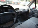 1996 Ford F150 XLT Regular Cab Opal Grey Interior