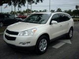 2011 White Diamond Tricoat Chevrolet Traverse LT #51242093