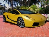 Giallo Midas (Pearl Yellow) Lamborghini Gallardo in 2007