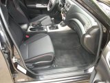 2010 Subaru Impreza WRX Wagon Carbon Black Interior