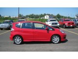 Milano Red Honda Fit in 2011