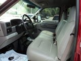 2001 Ford F350 Super Duty XL Crew Cab 4x4 Medium Parchment Interior