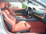 2007 BMW 6 Series 650i Coupe Chateau Red Interior