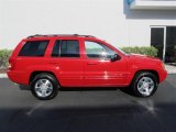 2001 Jeep Grand Cherokee Flame Red