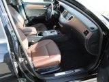 2009 Hyundai Genesis 4.6 Sedan Brown Interior