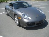 Meteor Grey Metallic Porsche Cayman in 2008