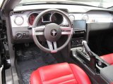 2008 Ford Mustang GT Premium Coupe Black/Red Interior