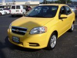 2011 Summer Yellow Chevrolet Aveo LT Sedan #51287605