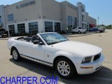 2009 Performance White Ford Mustang V6 Premium Convertible #51287614