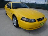 2004 Screaming Yellow Ford Mustang V6 Coupe #51288592