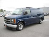 2002 Indigo Blue Metallic Chevrolet Express 1500 Commercial Van #51289845