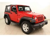 2008 Flame Red Jeep Wrangler X 4x4 #51289154