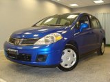 2008 Sapphire Blue Nissan Versa 1.8 S Hatchback #51289215