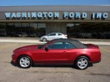 2010 Red Candy Metallic Ford Mustang V6 Premium Convertible #51288735