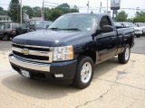 2007 Dark Blue Metallic Chevrolet Silverado 1500 LT Regular Cab 4x4 #51288392