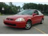 1998 Honda Civic EX Coupe Front 3/4 View