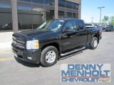 2010 Black Chevrolet Silverado 1500 LTZ Extended Cab 4x4 #51289012