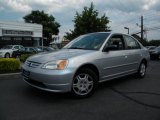 2002 Satin Silver Metallic Honda Civic LX Sedan #51425086