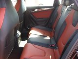 2011 Audi S4 3.0 quattro Sedan Black/Red Interior