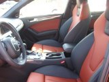 2011 Audi S4 3.0 quattro Sedan Black/Red Interior