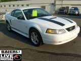 2000 Crystal White Ford Mustang V6 Coupe #51424965