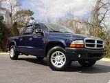 2004 Patriot Blue Pearl Dodge Dakota Sport Quad Cab #5132048