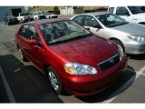 2005 Impulse Red Toyota Corolla LE #51425016