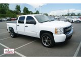 2008 Summit White Chevrolet Silverado 1500 LT Crew Cab 4x4 #51425018
