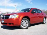 2008 Sunburst Orange Pearl Dodge Avenger SXT #5121605