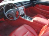 2005 Lexus SC 430 Pebble Beach Edition Pimento Red Interior