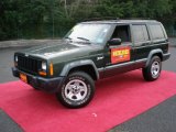 1998 Moss Green Pearl Jeep Cherokee Sport 4x4 #51425210