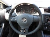 2011 Volkswagen Jetta SEL Sedan Steering Wheel