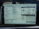 2011 Volkswagen Jetta SEL Sedan Window Sticker