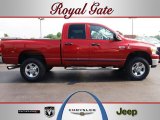 2007 Inferno Red Crystal Pearl Dodge Ram 2500 Big Horn Edition Quad Cab 4x4 #51425062