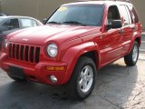 2004 Flame Red Jeep Liberty Limited 4x4 #51425221