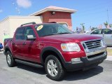 2007 Red Fire Ford Explorer Sport Trac XLT #5136962
