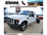 2008 Oxford White Ford F350 Super Duty XL Regular Cab 4x4 Chassis #51478990