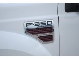 2008 Ford F350 Super Duty XL Regular Cab 4x4 Chassis Marks and Logos