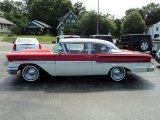 1958 Red/White Chevrolet Biscayne 2 Door Coupe #51479421