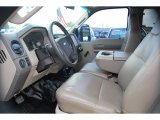 2008 Ford F350 Super Duty XL Regular Cab 4x4 Chassis Medium Stone Interior
