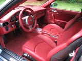 2011 Porsche 911 Turbo S Coupe Carrera Red Interior