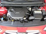 2012 Hyundai Accent GS 5 Door 1.6 Liter GDI DOHC 16-Valve D-CVVT 4 Cylinder Engine