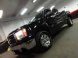 2008 Onyx Black GMC Sierra 1500 SLE Extended Cab 4x4 #51479049