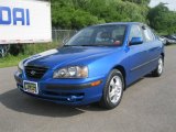 2005 Tidal Wave Blue Hyundai Elantra GLS Sedan #51479499