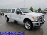 2011 Oxford White Ford F350 Super Duty Lariat Crew Cab 4x4 #51478715