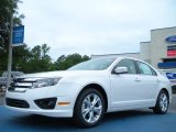 2012 White Platinum Tri-Coat Ford Fusion SE #51478896