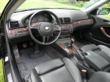 2003 BMW 3 Series 325i Coupe Black Interior