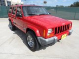 2000 Flame Red Jeep Cherokee Sport #51479085
